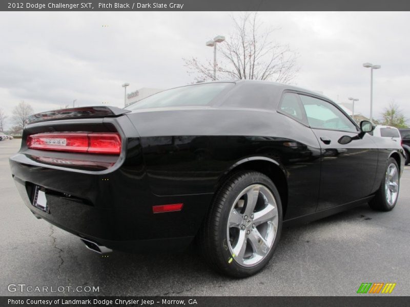 Pitch Black / Dark Slate Gray 2012 Dodge Challenger SXT