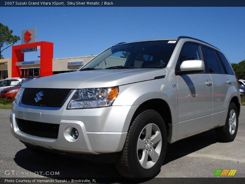 Silky Silver Metallic / Black 2007 Suzuki Grand Vitara XSport