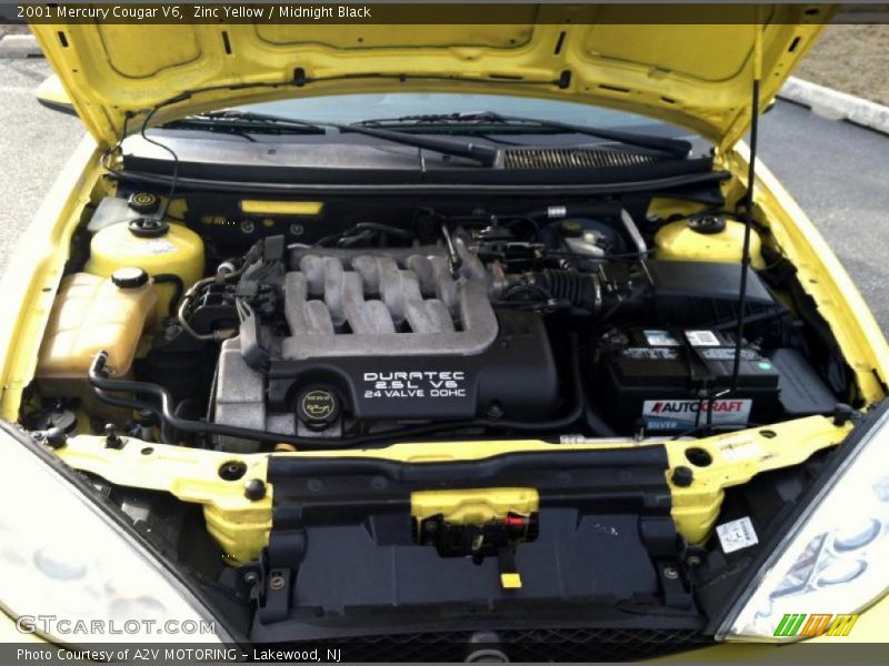  2001 Cougar V6 Engine - 2.5 Liter DOHC 24-Valve V6