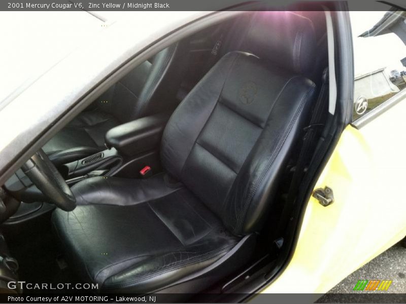 Zinc Yellow / Midnight Black 2001 Mercury Cougar V6