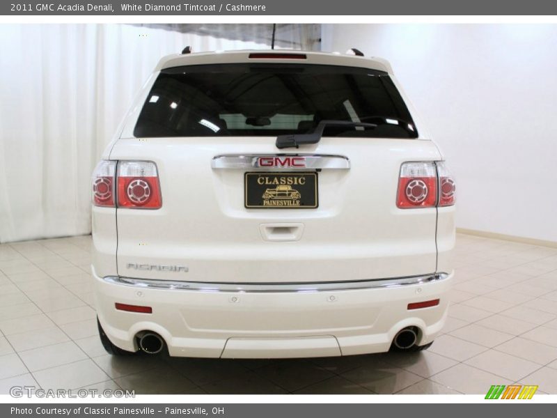 White Diamond Tintcoat / Cashmere 2011 GMC Acadia Denali