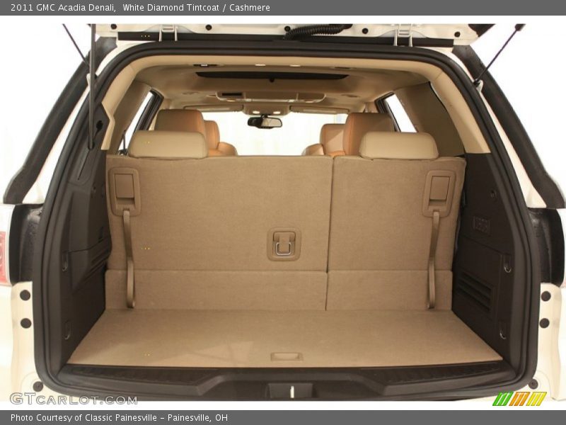White Diamond Tintcoat / Cashmere 2011 GMC Acadia Denali