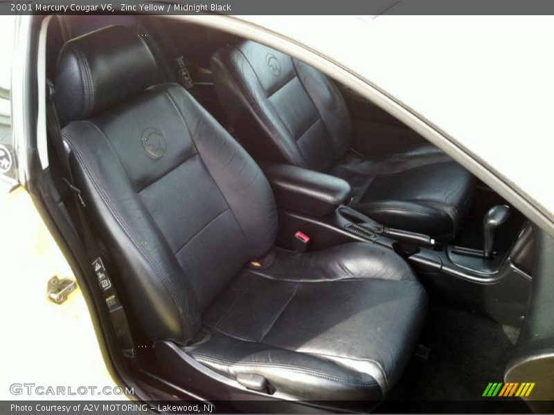Front Seat of 2001 Cougar V6