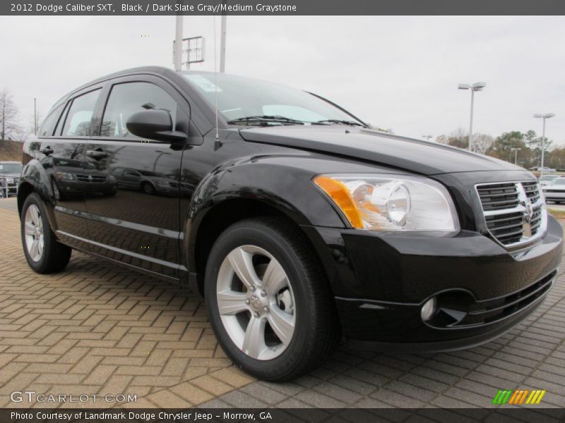 Black / Dark Slate Gray/Medium Graystone 2012 Dodge Caliber SXT