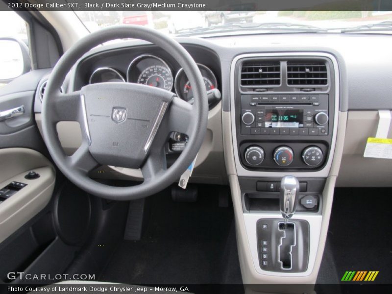 Black / Dark Slate Gray/Medium Graystone 2012 Dodge Caliber SXT