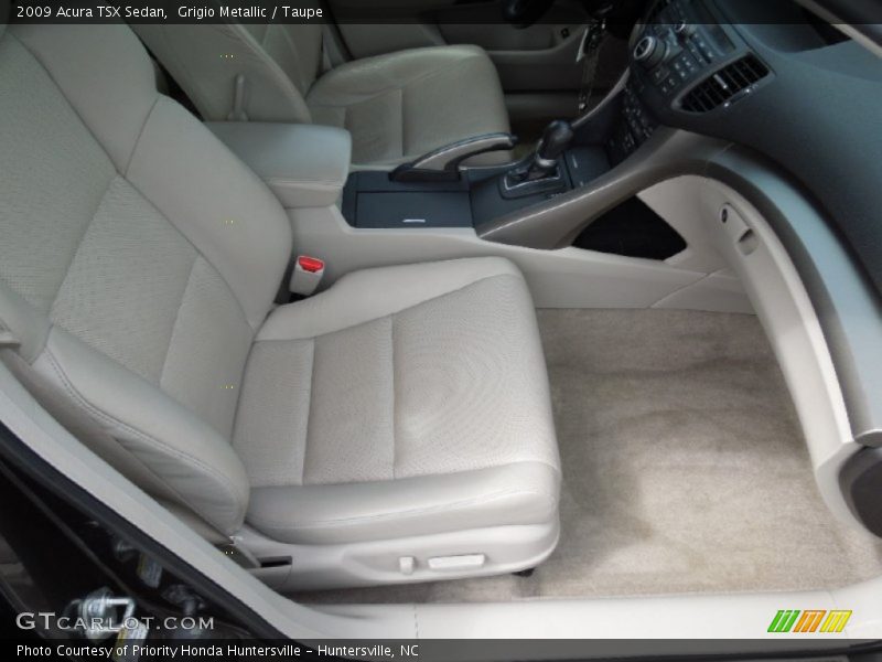 Grigio Metallic / Taupe 2009 Acura TSX Sedan