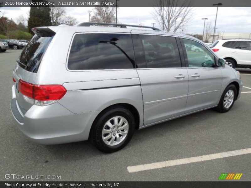 Alabaster Silver Metallic / Gray 2010 Honda Odyssey EX-L