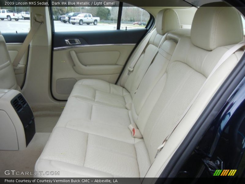 Dark Ink Blue Metallic / Light Camel 2009 Lincoln MKS Sedan