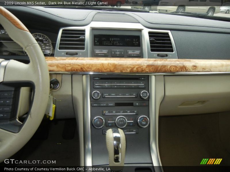 Dark Ink Blue Metallic / Light Camel 2009 Lincoln MKS Sedan