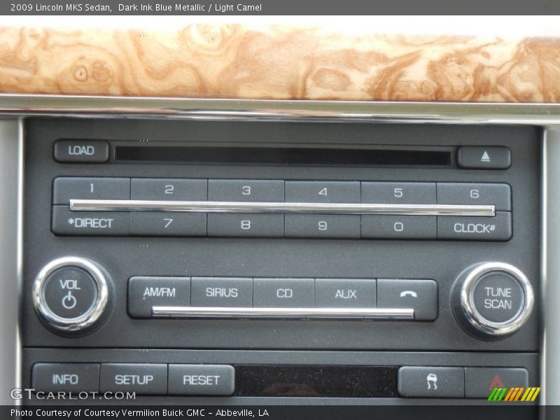 Dark Ink Blue Metallic / Light Camel 2009 Lincoln MKS Sedan