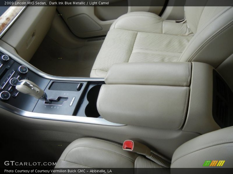 Dark Ink Blue Metallic / Light Camel 2009 Lincoln MKS Sedan