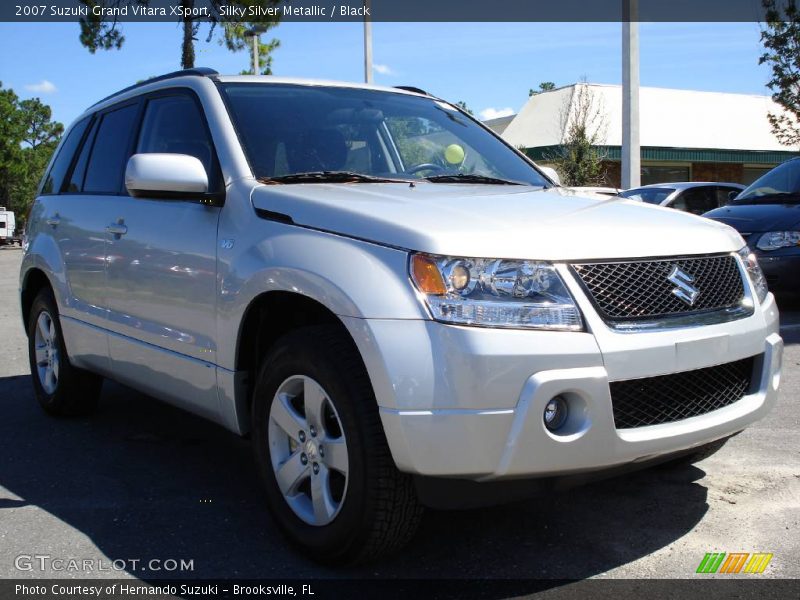 Silky Silver Metallic / Black 2007 Suzuki Grand Vitara XSport