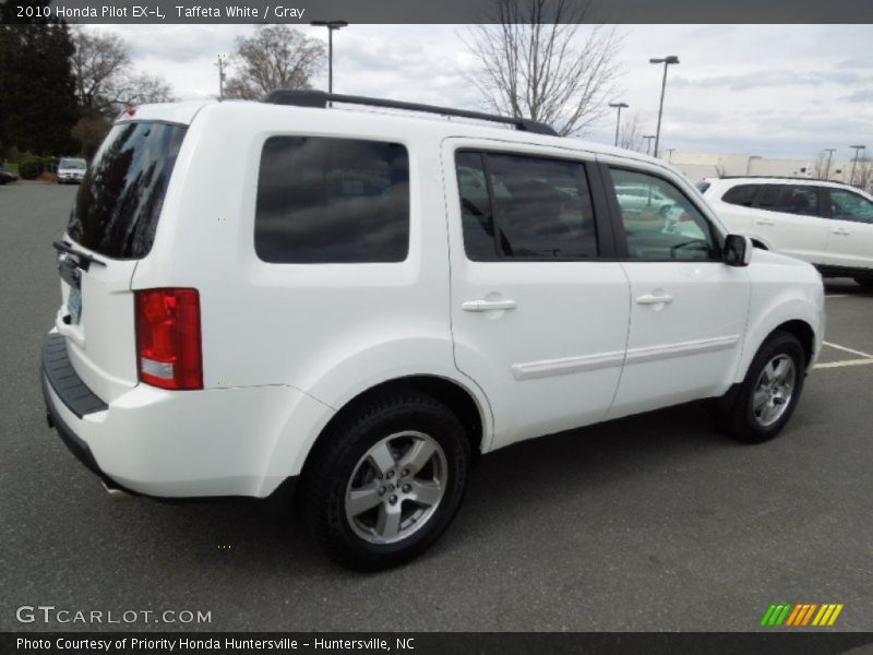 Taffeta White / Gray 2010 Honda Pilot EX-L