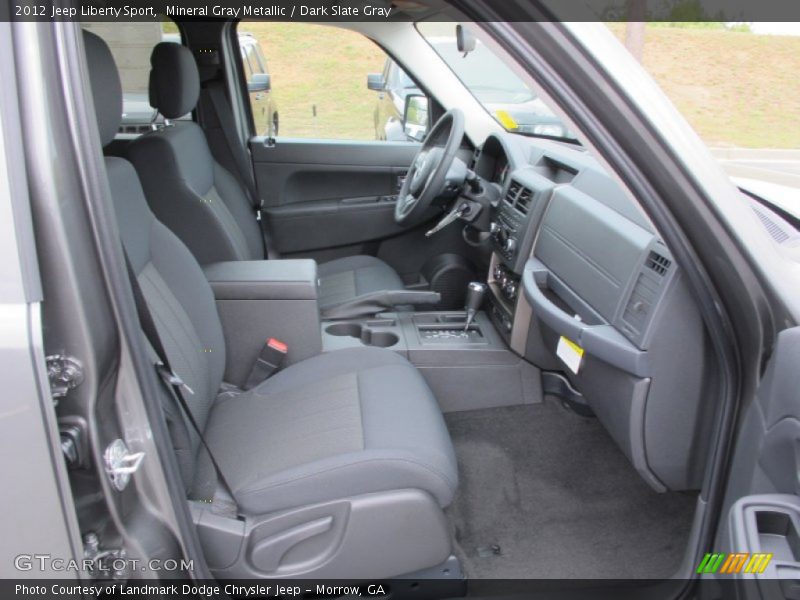  2012 Liberty Sport Dark Slate Gray Interior