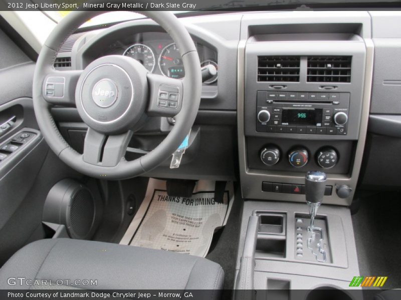 Dashboard of 2012 Liberty Sport