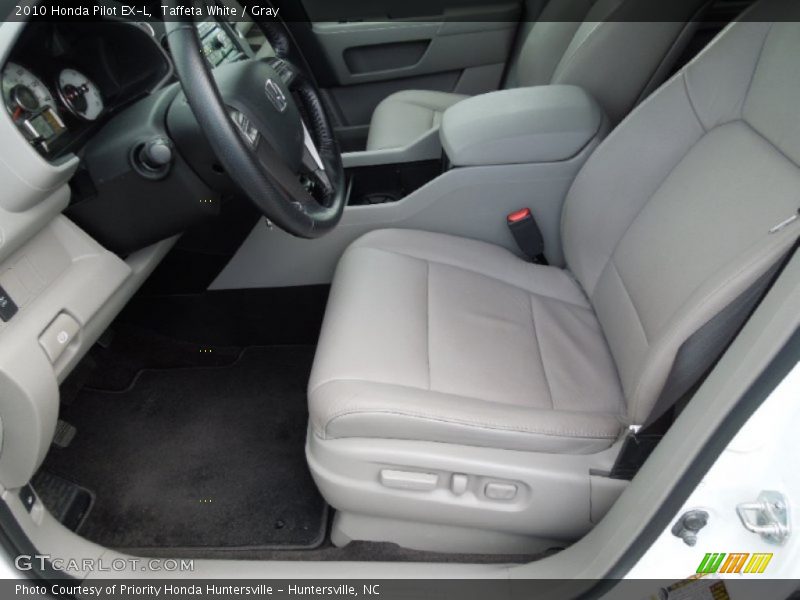 Taffeta White / Gray 2010 Honda Pilot EX-L