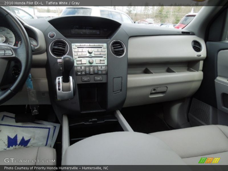 Taffeta White / Gray 2010 Honda Pilot EX-L