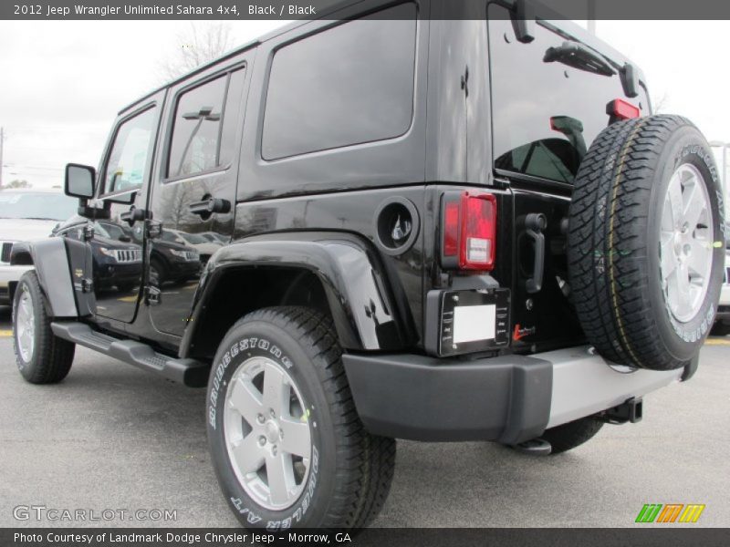 Black / Black 2012 Jeep Wrangler Unlimited Sahara 4x4
