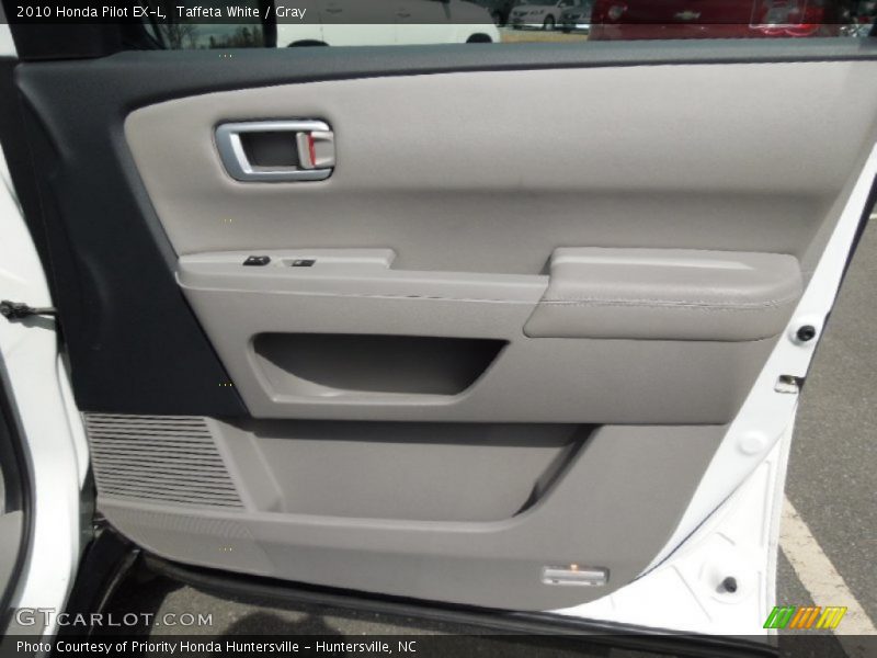 Taffeta White / Gray 2010 Honda Pilot EX-L