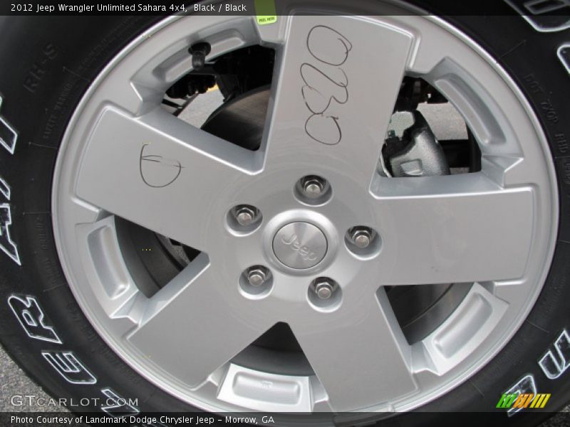Black / Black 2012 Jeep Wrangler Unlimited Sahara 4x4