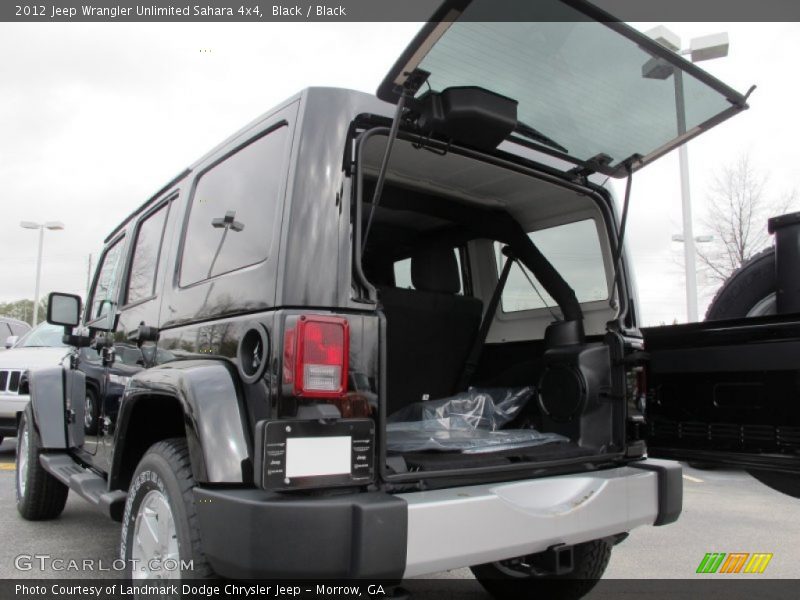 Black / Black 2012 Jeep Wrangler Unlimited Sahara 4x4