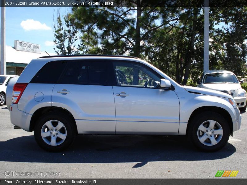 Silky Silver Metallic / Black 2007 Suzuki Grand Vitara XSport