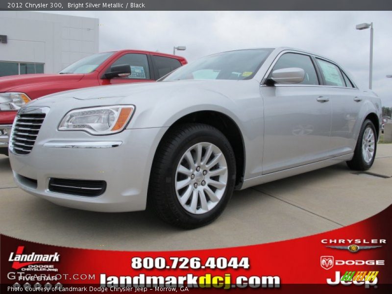 Bright Silver Metallic / Black 2012 Chrysler 300