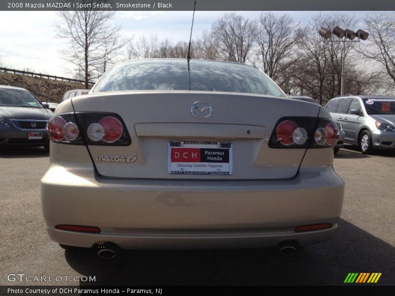 Smokestone / Black 2008 Mazda MAZDA6 i Sport Sedan