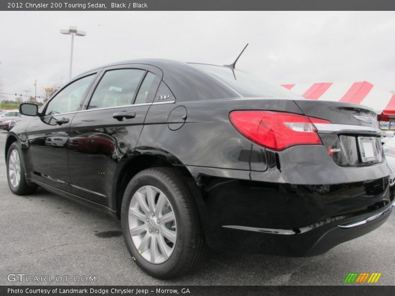 Black / Black 2012 Chrysler 200 Touring Sedan