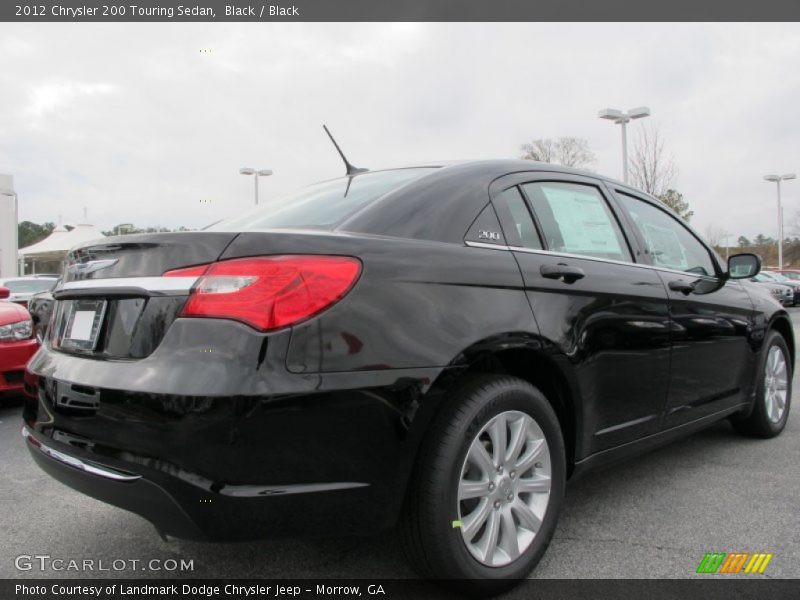 Black / Black 2012 Chrysler 200 Touring Sedan