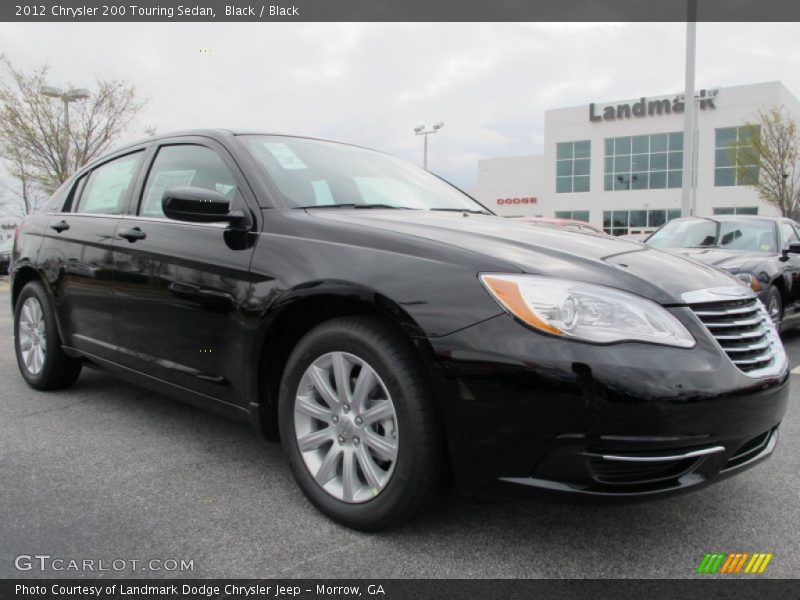 Black / Black 2012 Chrysler 200 Touring Sedan