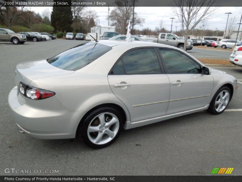 Smokestone / Beige 2008 Mazda MAZDA6 i Sport Sedan