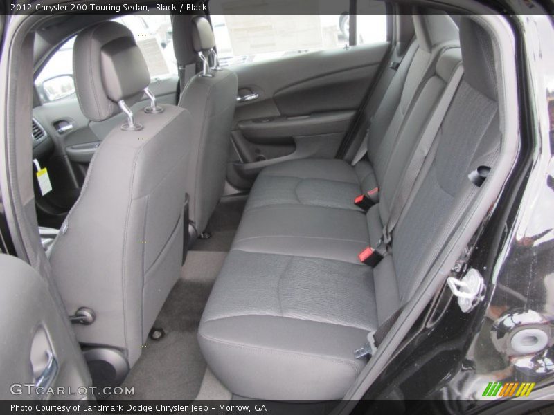 Black / Black 2012 Chrysler 200 Touring Sedan
