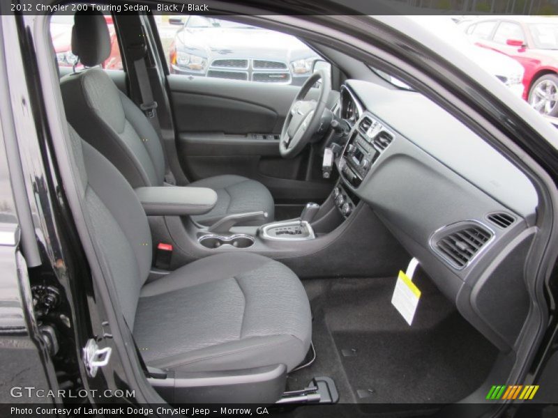 Black / Black 2012 Chrysler 200 Touring Sedan