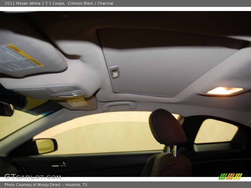 Crimson Black / Charcoal 2011 Nissan Altima 2.5 S Coupe