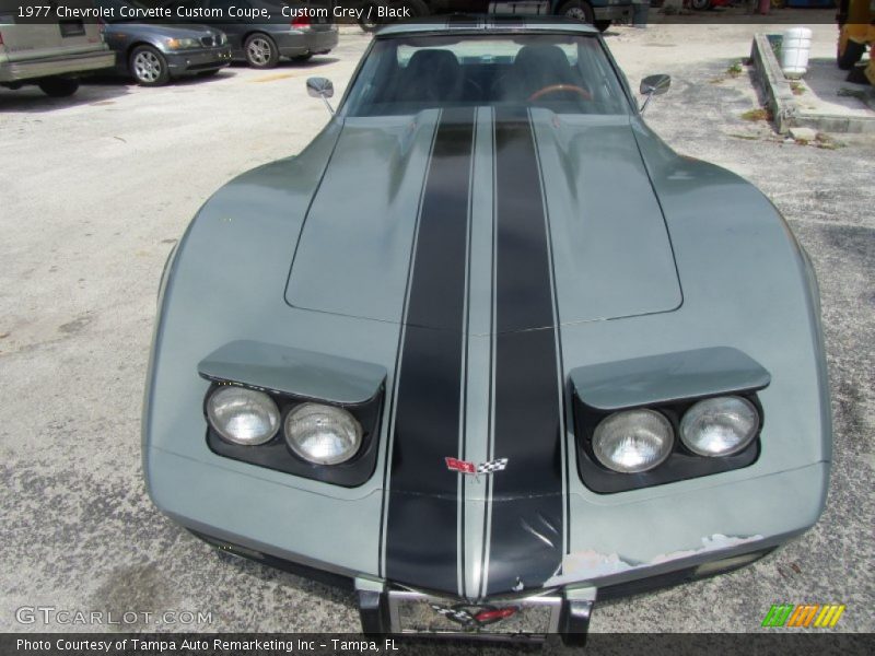 Custom Grey / Black 1977 Chevrolet Corvette Custom Coupe