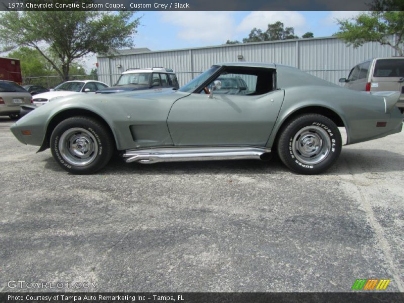 Custom Grey / Black 1977 Chevrolet Corvette Custom Coupe