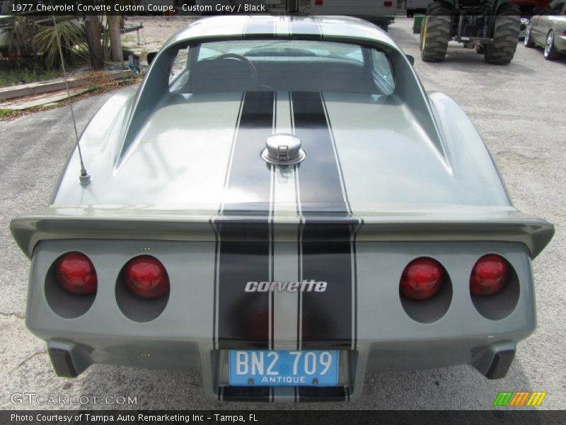 Custom Grey / Black 1977 Chevrolet Corvette Custom Coupe