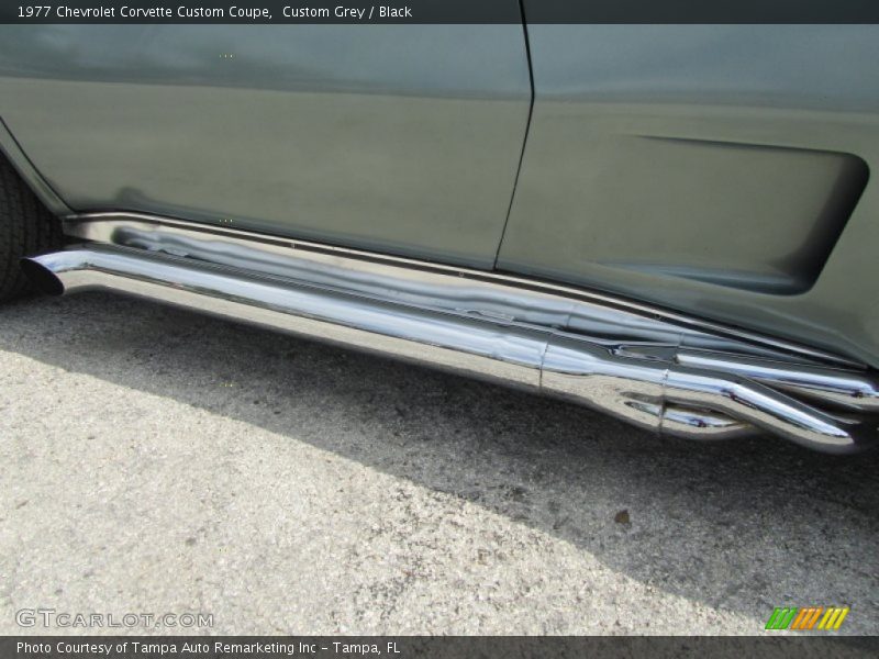Custom Grey / Black 1977 Chevrolet Corvette Custom Coupe