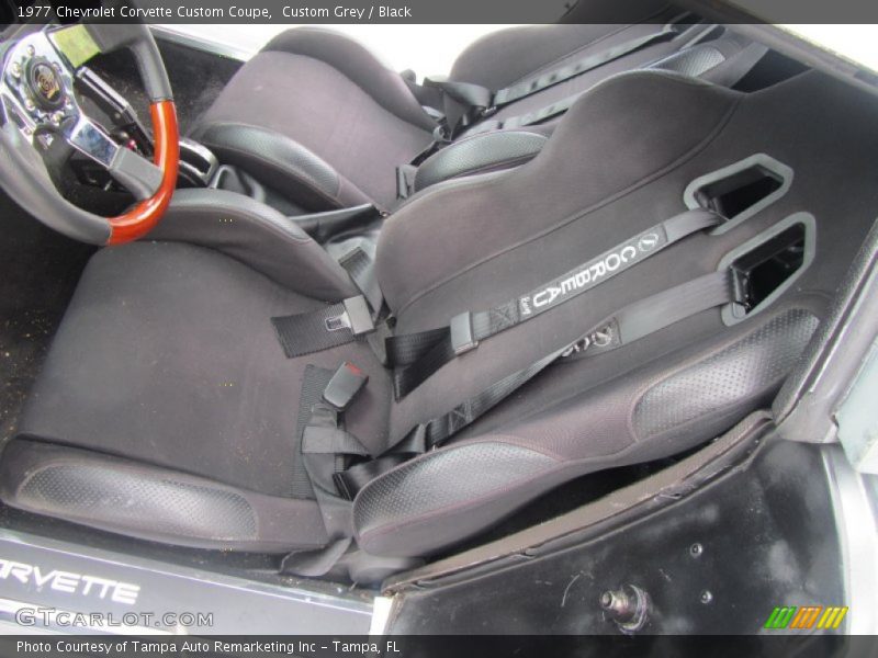 Custom Grey / Black 1977 Chevrolet Corvette Custom Coupe