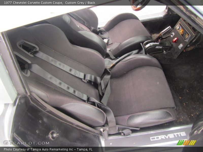 Custom Grey / Black 1977 Chevrolet Corvette Custom Coupe