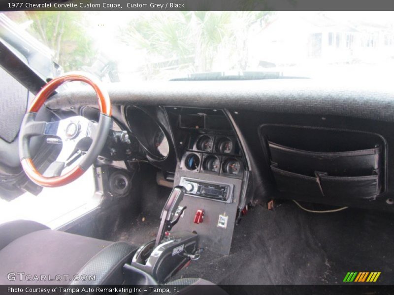 Custom Grey / Black 1977 Chevrolet Corvette Custom Coupe