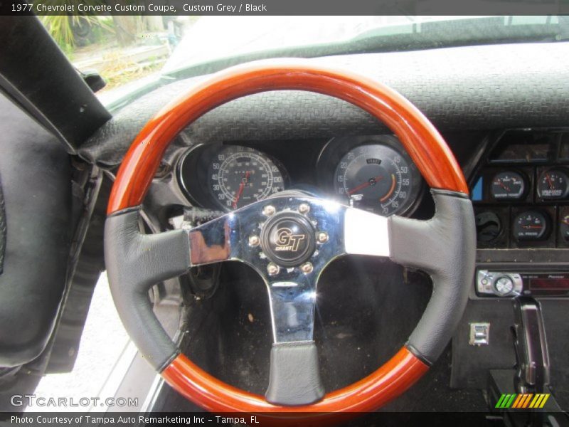 Custom Grey / Black 1977 Chevrolet Corvette Custom Coupe