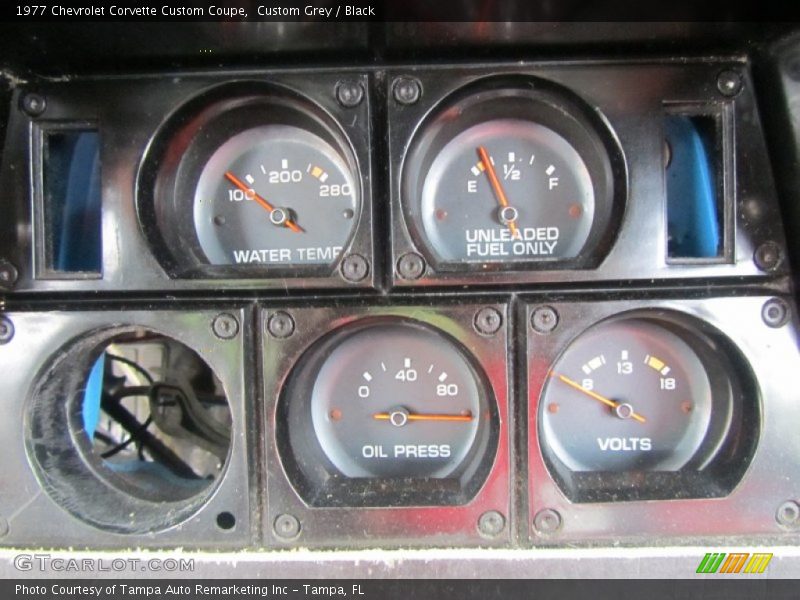 Custom Grey / Black 1977 Chevrolet Corvette Custom Coupe