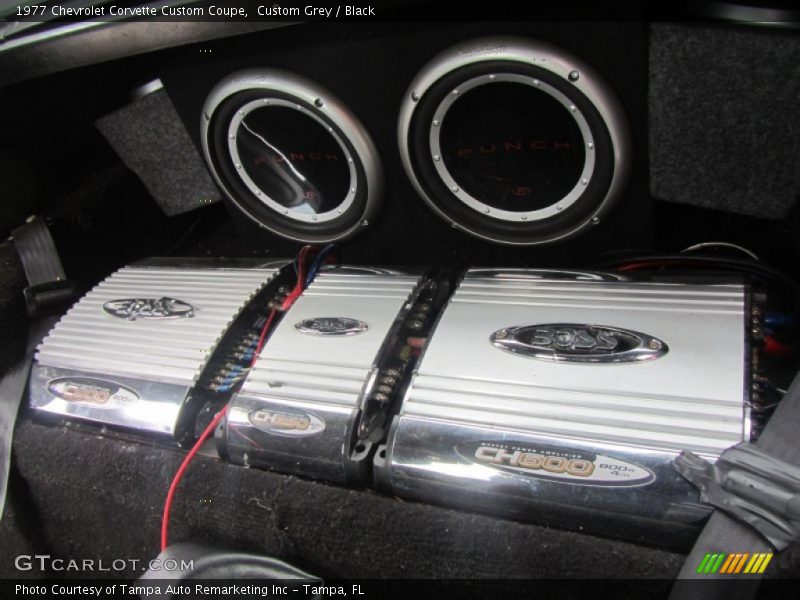 Custom Grey / Black 1977 Chevrolet Corvette Custom Coupe