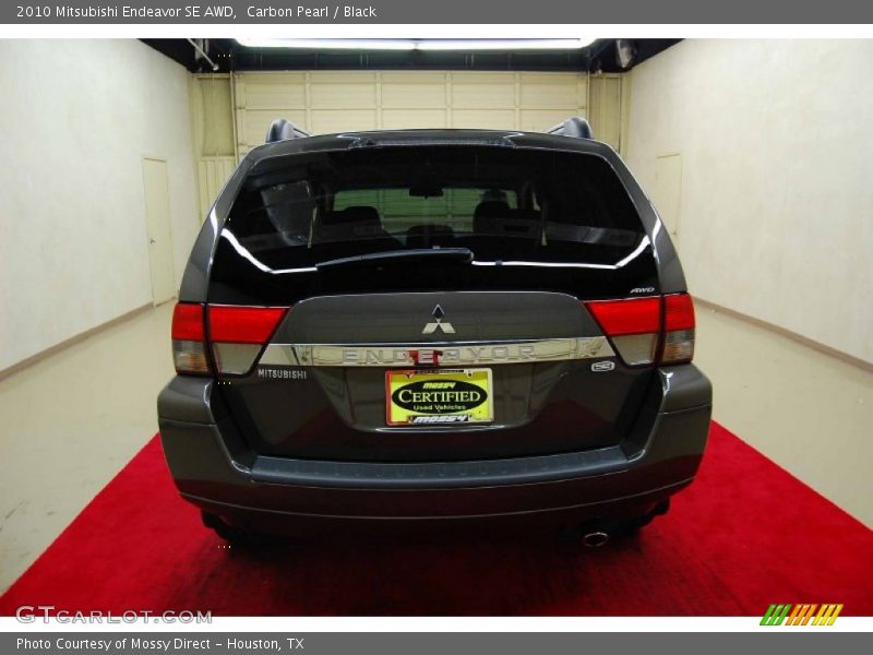 Carbon Pearl / Black 2010 Mitsubishi Endeavor SE AWD