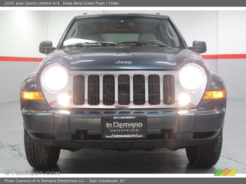 Deep Beryl Green Pearl / Khaki 2005 Jeep Liberty Limited 4x4