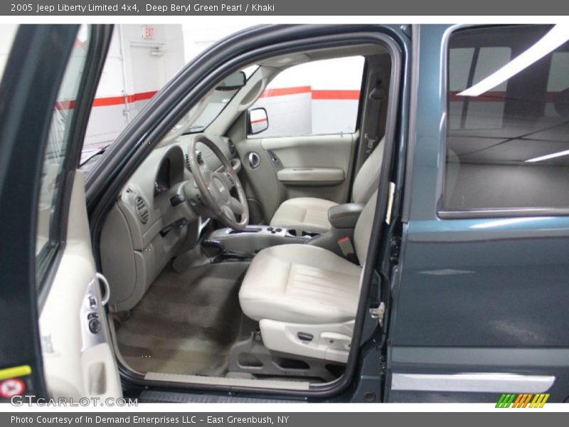 Deep Beryl Green Pearl / Khaki 2005 Jeep Liberty Limited 4x4