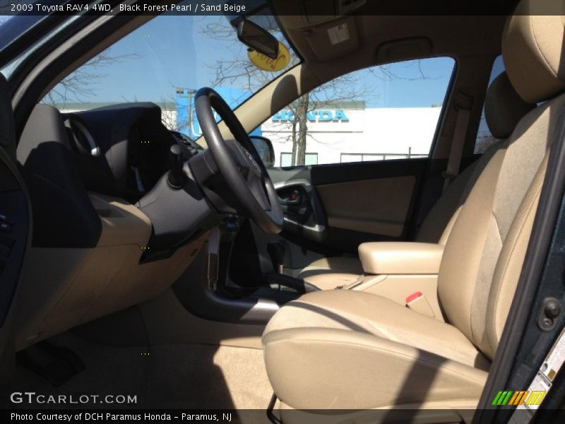 Black Forest Pearl / Sand Beige 2009 Toyota RAV4 4WD