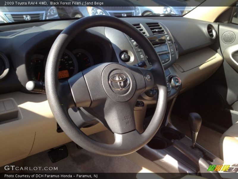 Black Forest Pearl / Sand Beige 2009 Toyota RAV4 4WD